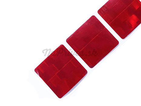 Reflexná páska červená na plachtu